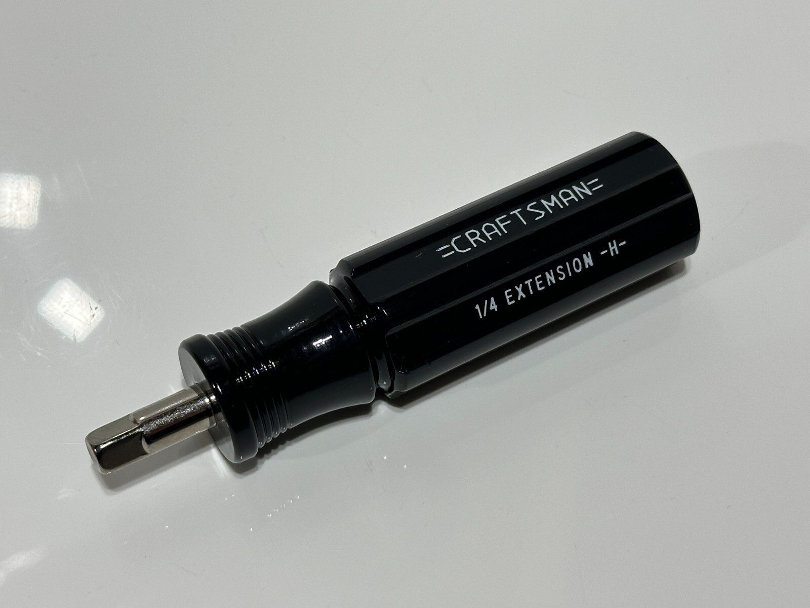NEW Craftsman Tools USA -H- 43351 1/4″ Drive Black Stubby Spinner Handle, NOS