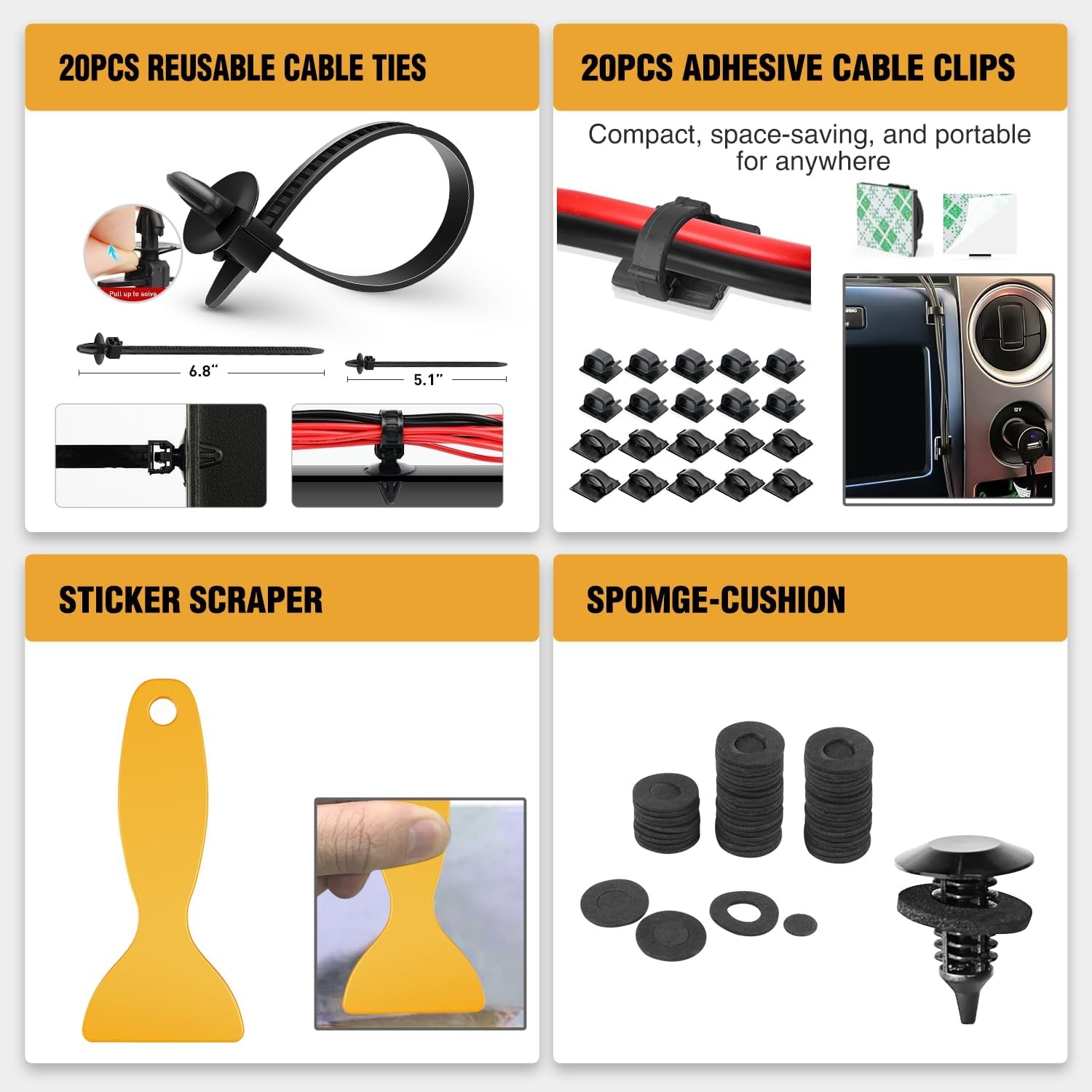 238Pcs Trim Removal Tool, Auto Push Pin Bumper Retainer Clip Set Fastener Termin