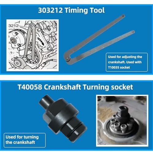 Engine Timing Tool Kit for VW Audi 2.0 2.4 2.8 3.0T Camshaft Alignment Set