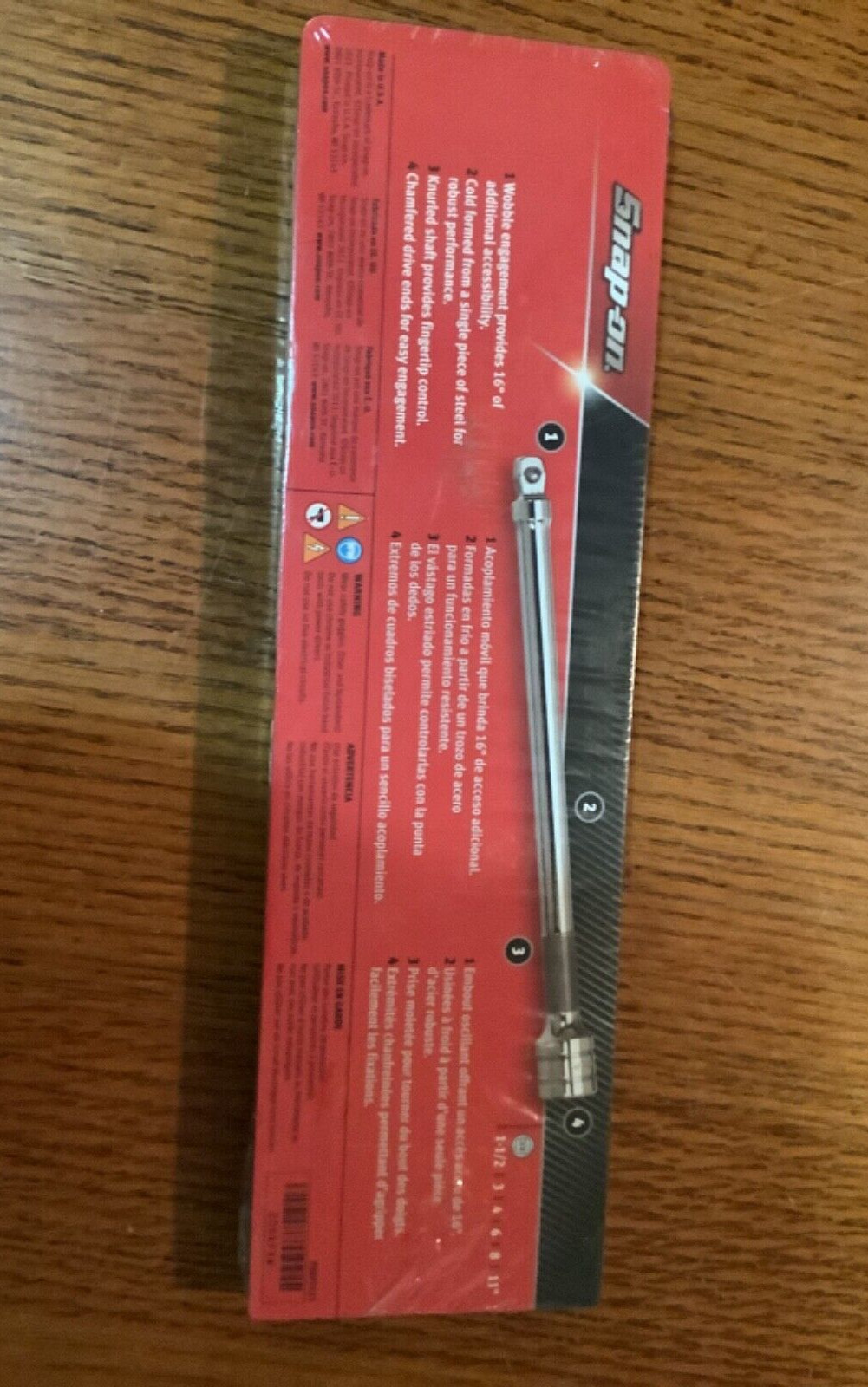 New Snap-on™ 3/8″ drive 6pc Knurled Wobble Extension Set 206AFXW Sealed