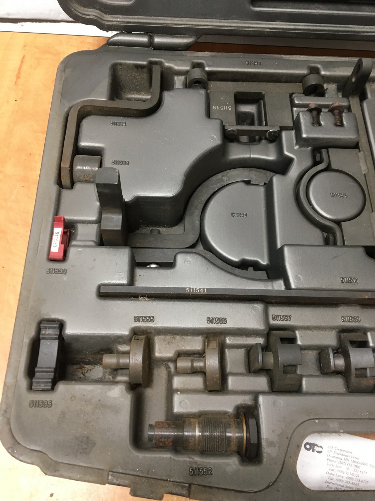 SPX OTC Master Ford Cam Tool Set 6489 Made In USA