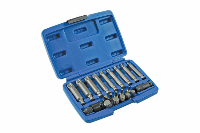 Laser 7684 21 Piece Spline Impact Bit Set TS3