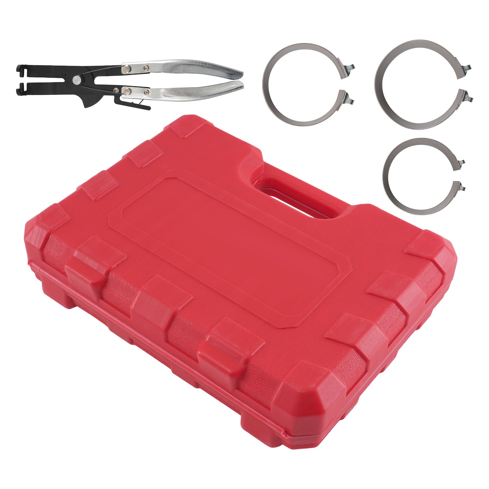 Auto Piston Ring Compressor 73-111mm for Car Engine Rebuild 7PC Tool Kit