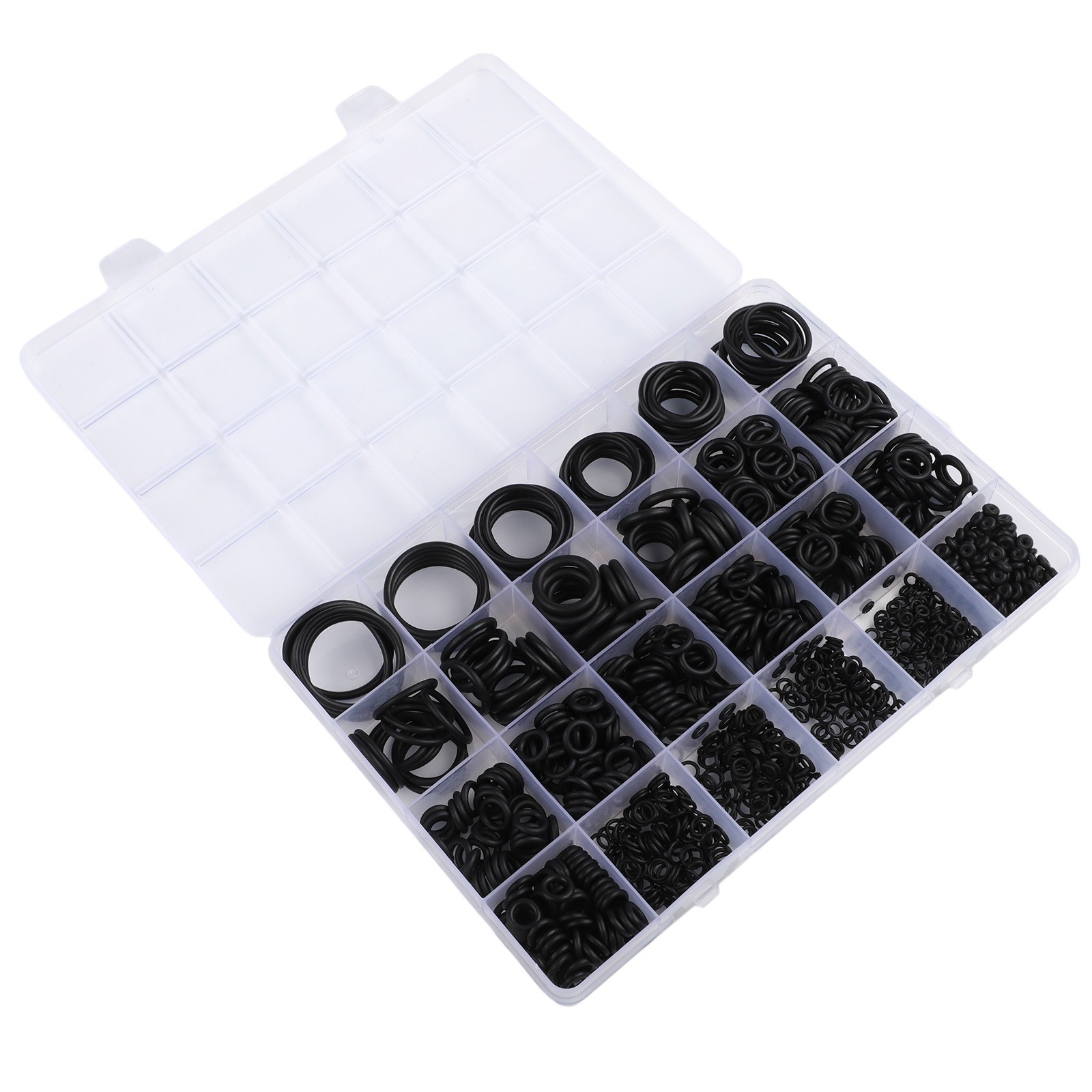 1020 Pcs O Rings Kit Rubber Nitrile Material Seal Rings for Automotive and More