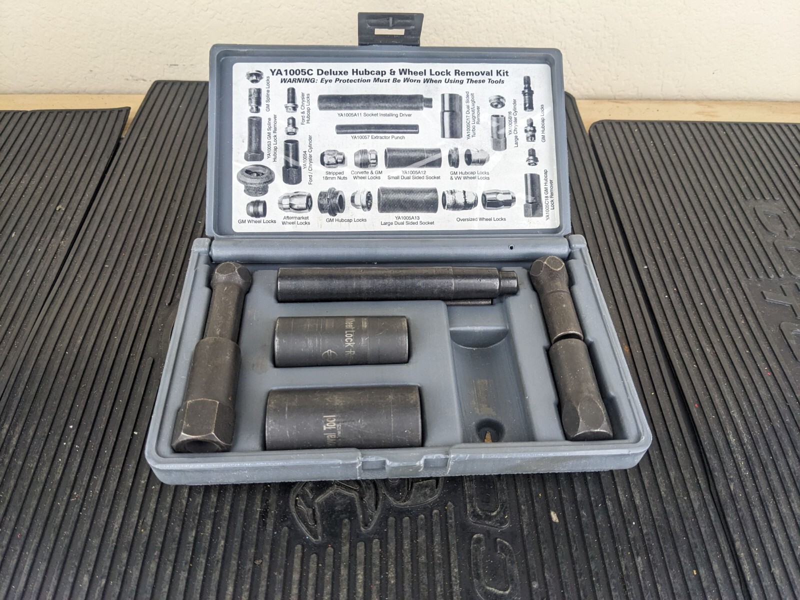#ao799 Blue-Point Tools YA1005C Hubcap & Wheel Lock Removal Kit 1/2″ Drive