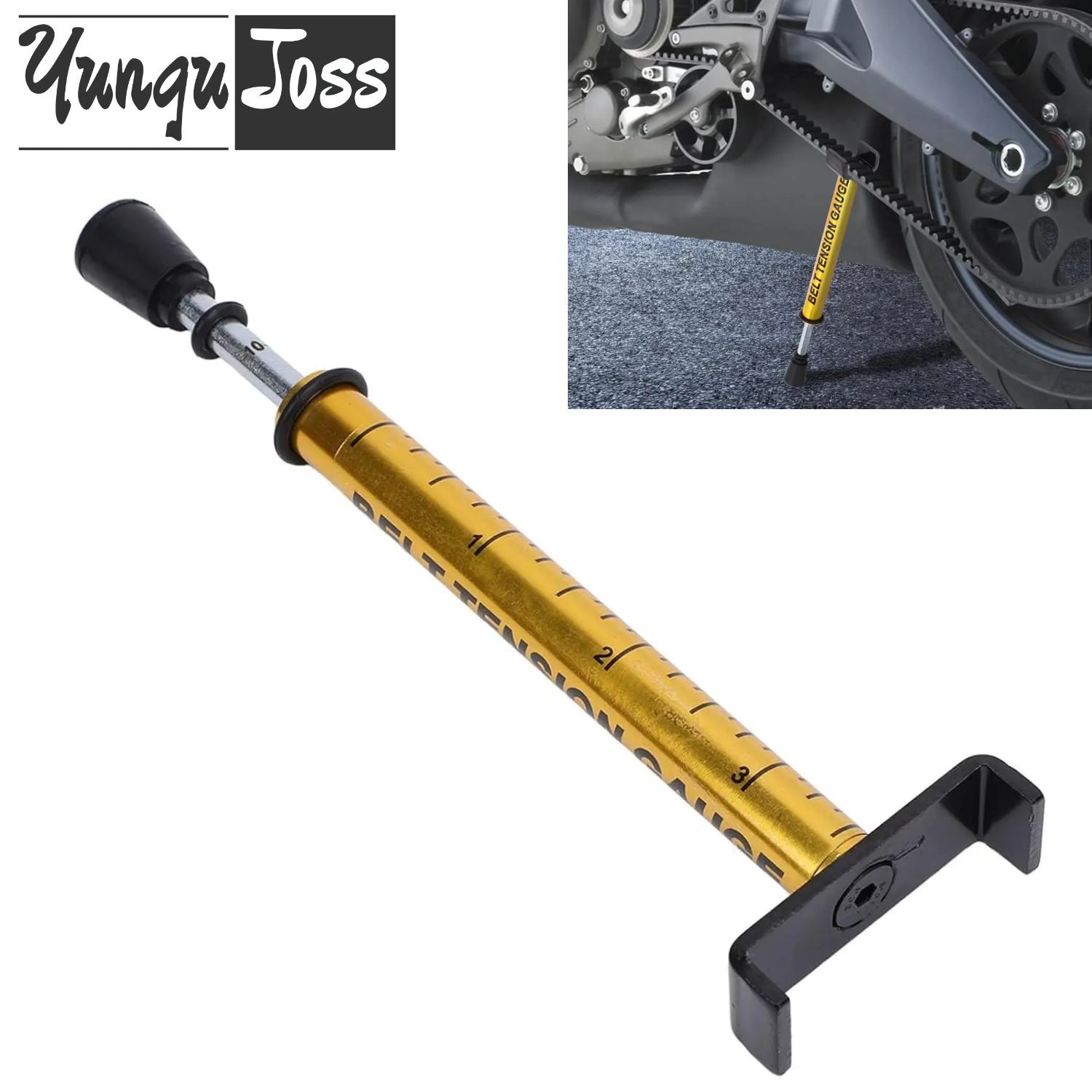 Adjustable Motorcycle Belt Tension Gauge Tool for 10lbs Drive Model Wheel Chain