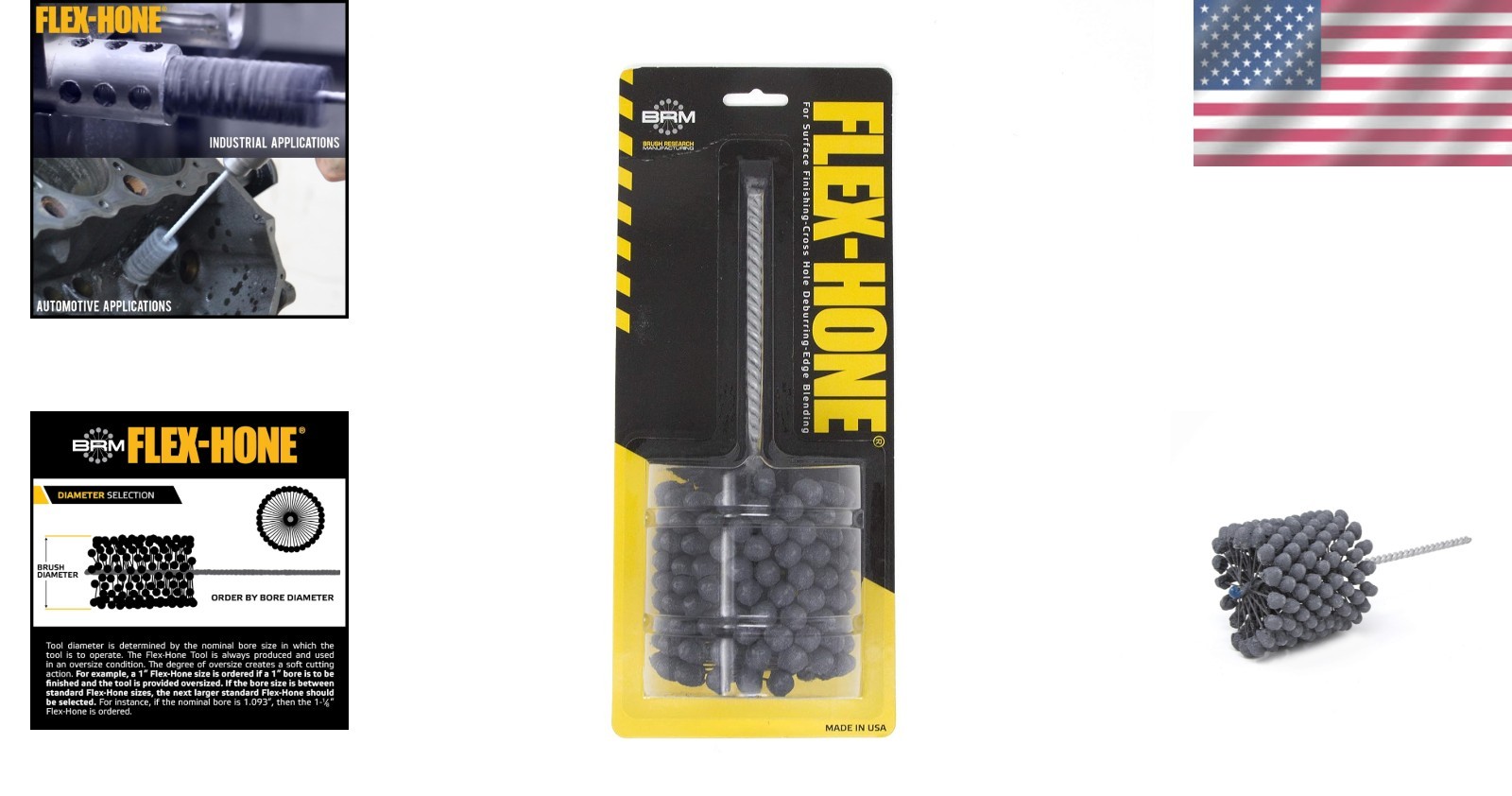 Versatile 3″ Silicon Carbide Brush – Perfect for Precision Cylinder Finishing