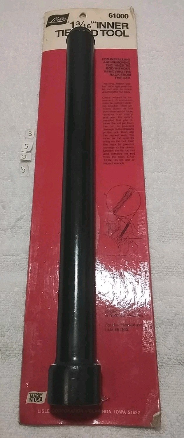 6100 LISLE 1/2″ DRIVE 1-3/16″×15″ LONG INNERTIE ROD TOOL USA 🇺🇸