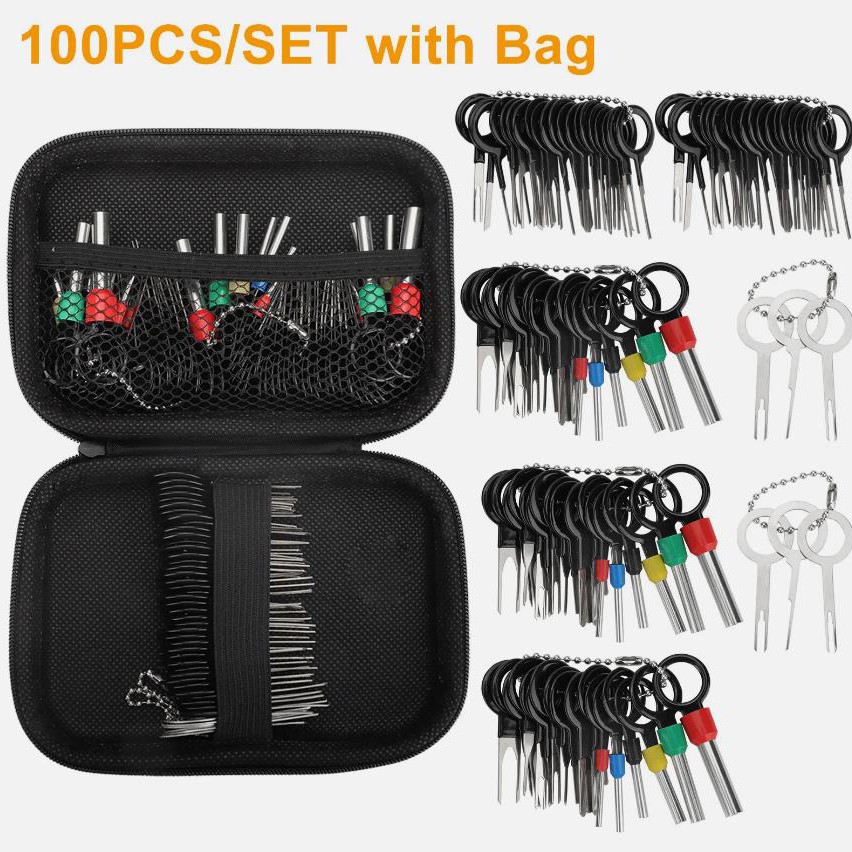 Terminal Pin Removal Tools Kit Depinning Electrical Connector Pin Extractor Tool