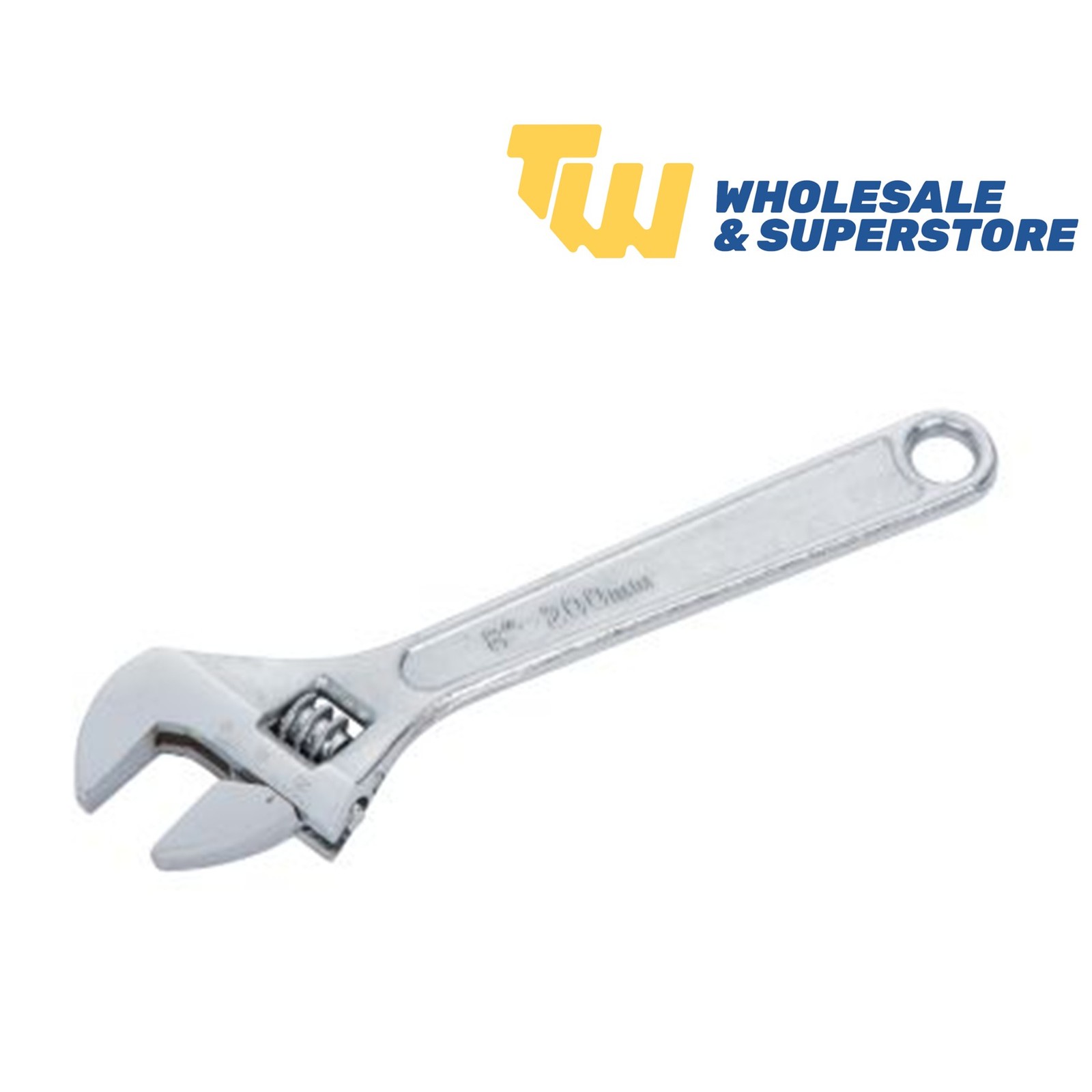 BlueSpot Adjustable Spanner Extra Long Handle Drop Forged Wrench 8″ Polished