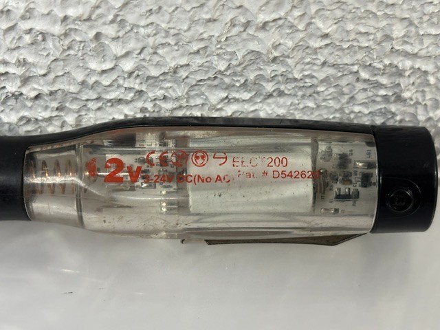 Snap-On EECT200 12V Cordless Circuit Tester Clear Handle