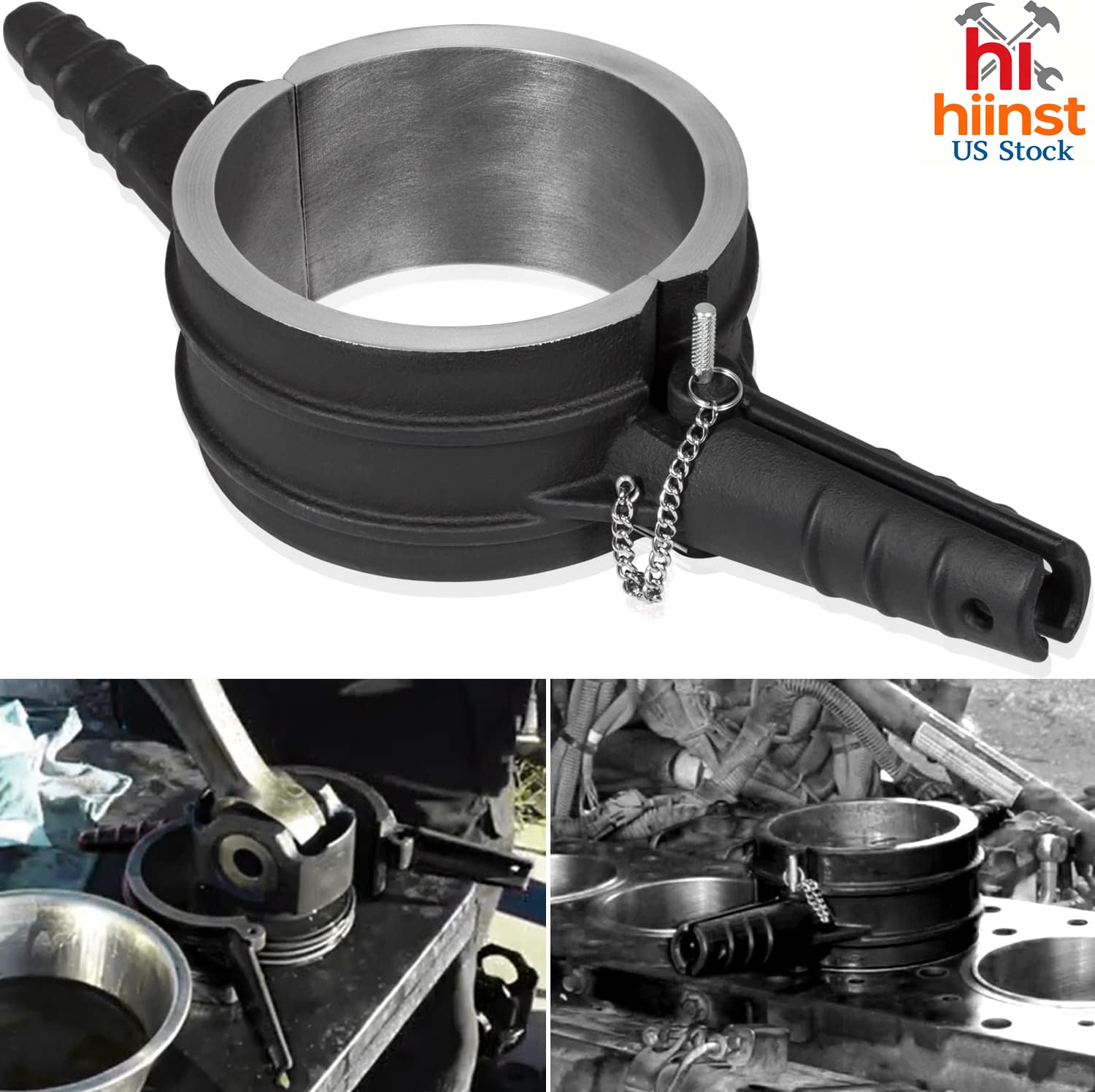 5.4″ Bore 7040 Diesel Piston Ring Compressor Tool For Cummins ISX,CAT 3400,C-15