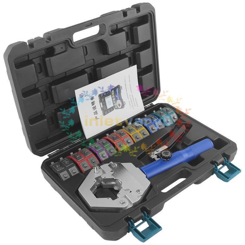 New 71500 A/C Hose Crimper Tool Kit Manual Hydraulic Crimper Portable Crimping