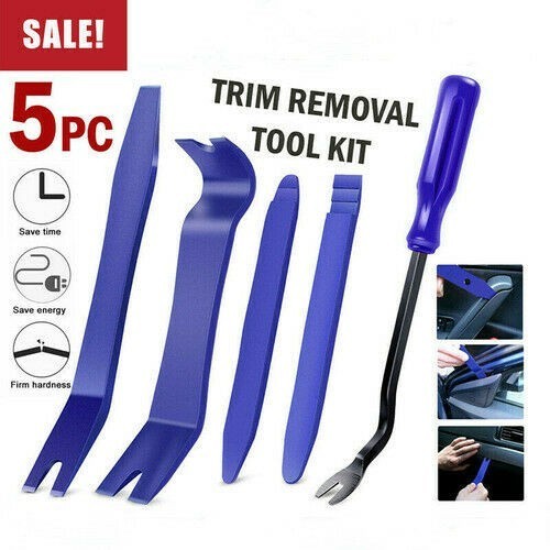 ABS Plastic Removal Tools Set Auto Blue Casement Trims Dashboard Emblems