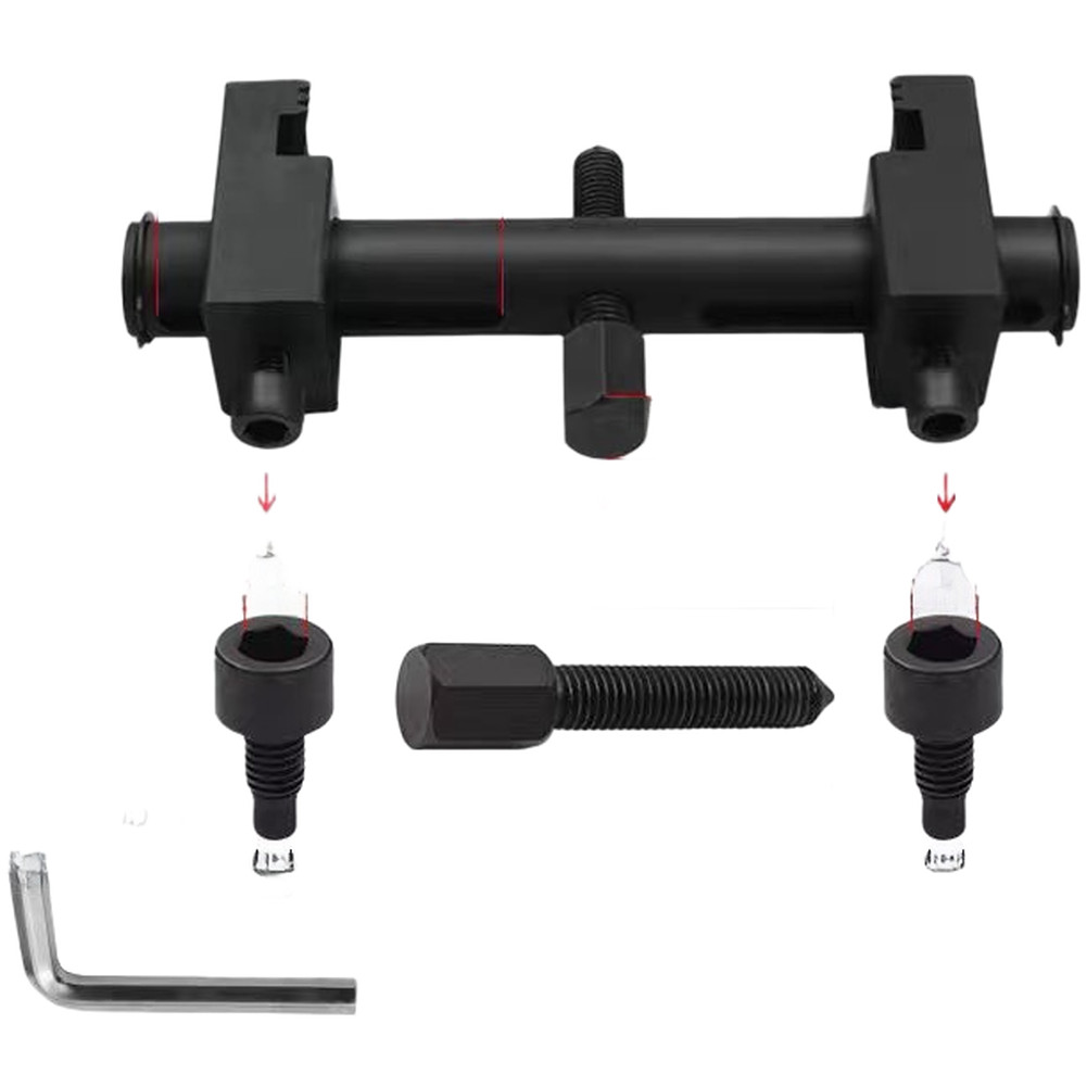 Crankshaft Pulley Puller Tool with Chromium Vanadium Steel for Motorcycles Cars