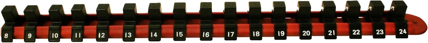 CTA Mfg 1/2 in. Drive Socket Rack, Metric, 17 Holders Socket Holder 9755