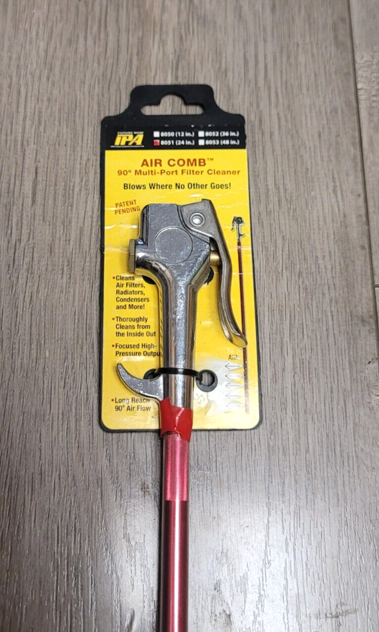 IPA 24″ Air Comb w/ 90 Degree Multi-Port Filter Cleaner Blow Gun #8051