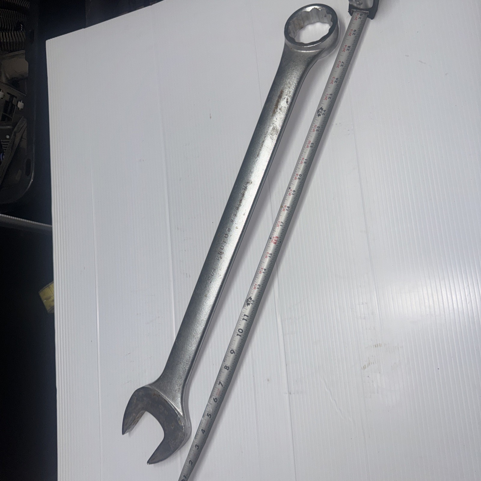 PROTO 1272 Professional 2-1/4” Combination Wrench Satin Finish USA Industrial