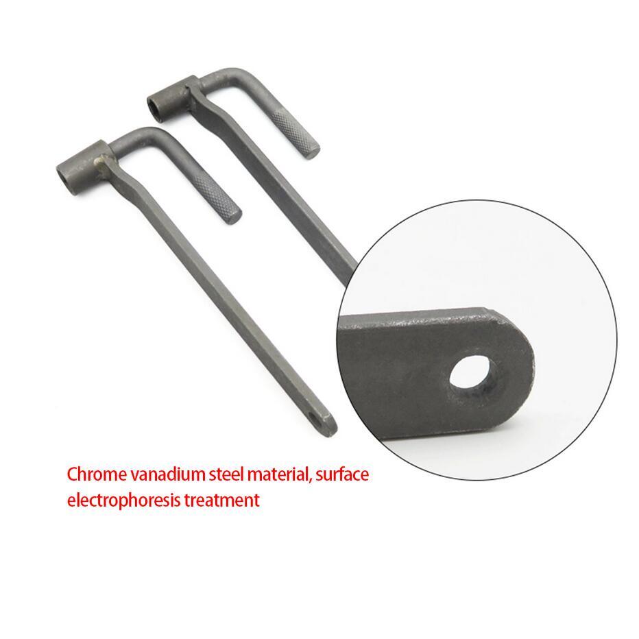 3PCS Motorcycle Engine Valve Tool Screw Wrench 8mm 9mm 10mm + Feeler Gauge