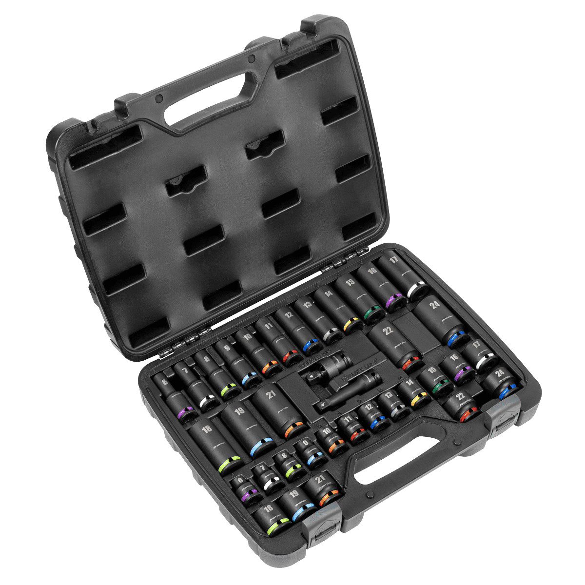 Sealey AK5633M Impact Socket Set 3/8″Sq Drive 36 Piece