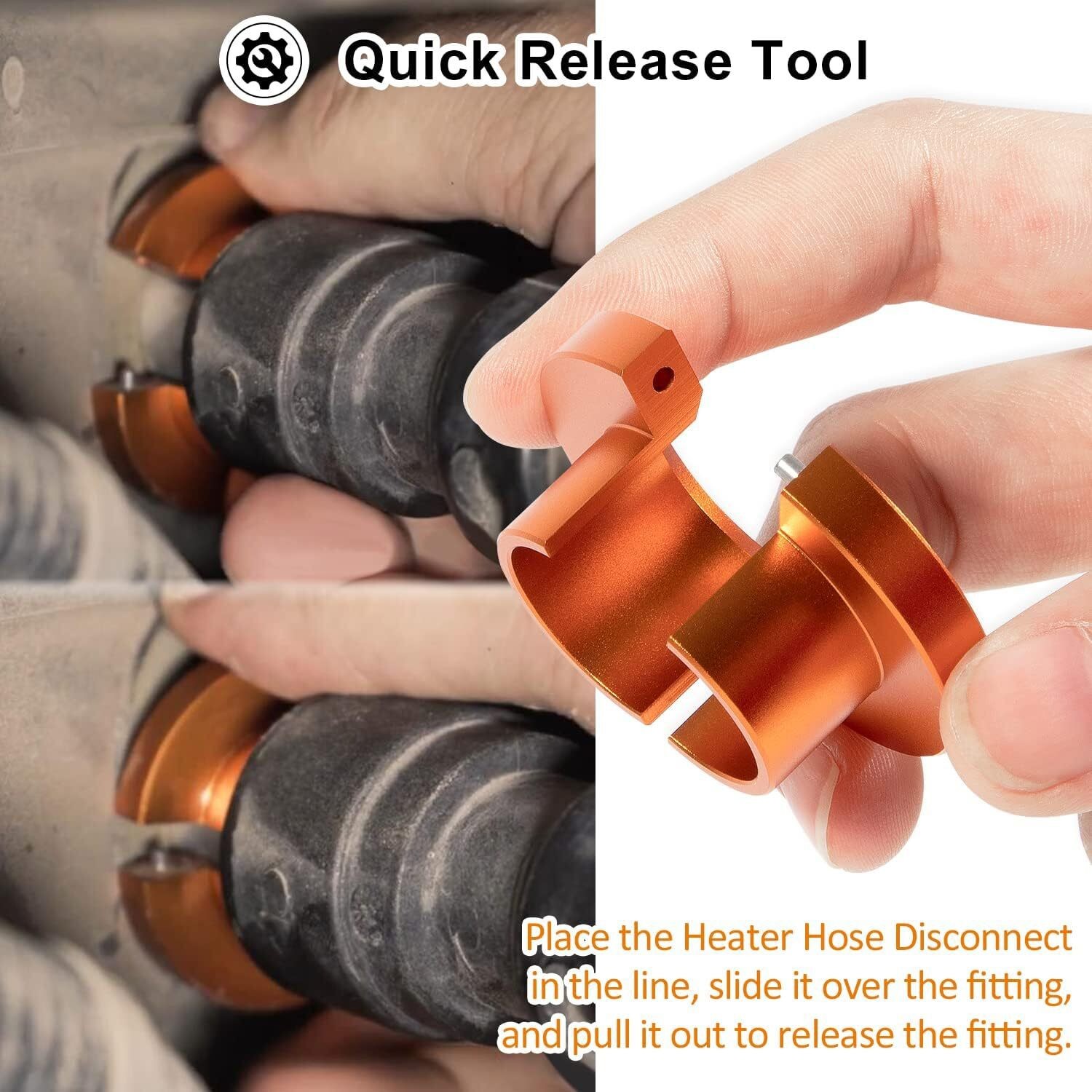 39190 Metal Heater Hose Disconnect Tool 3/4” For GM Tahoe Silverado Chevy