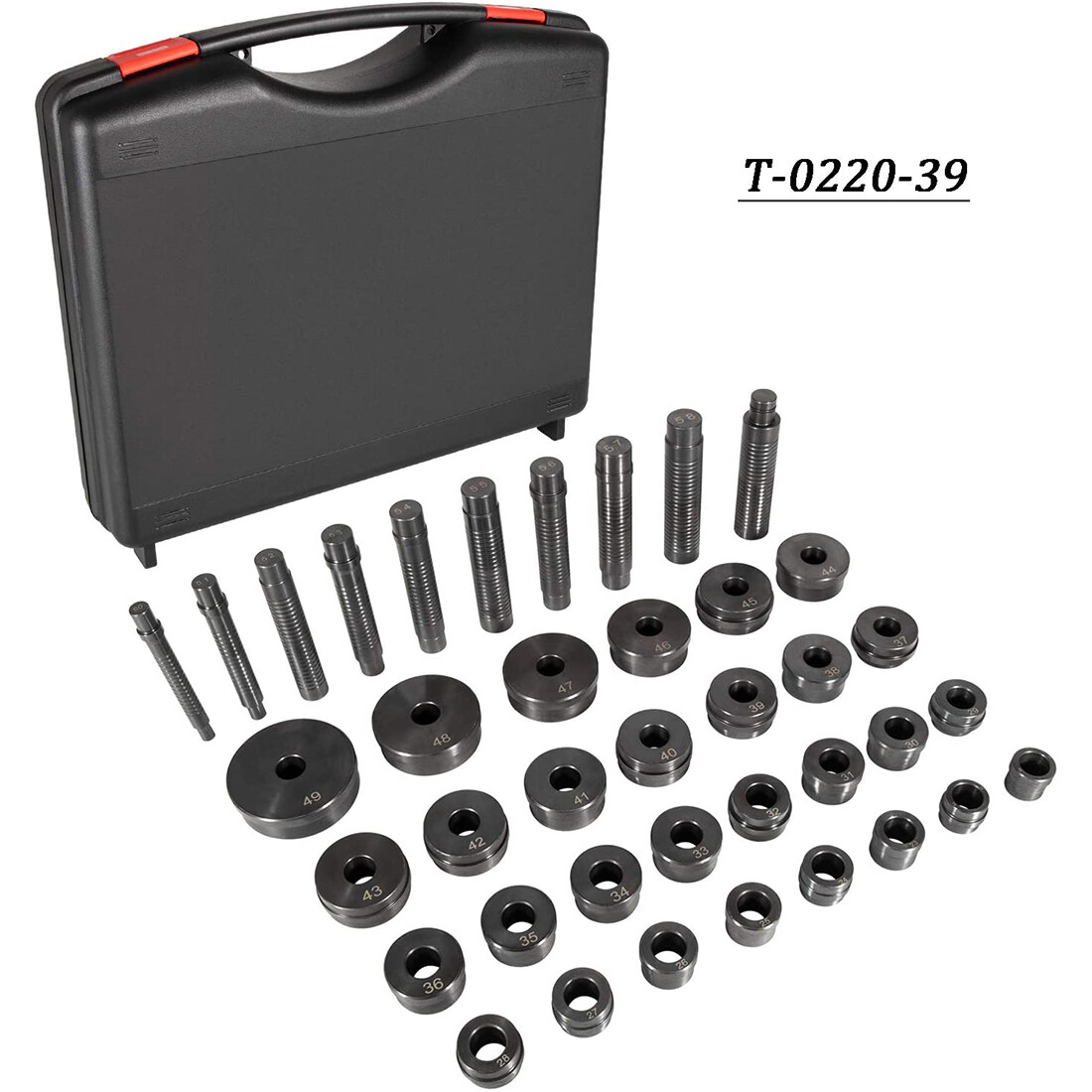 39pcs T-0220-39 Master Bushing Seal Driver Set for Chrysler GM Ford Transmission