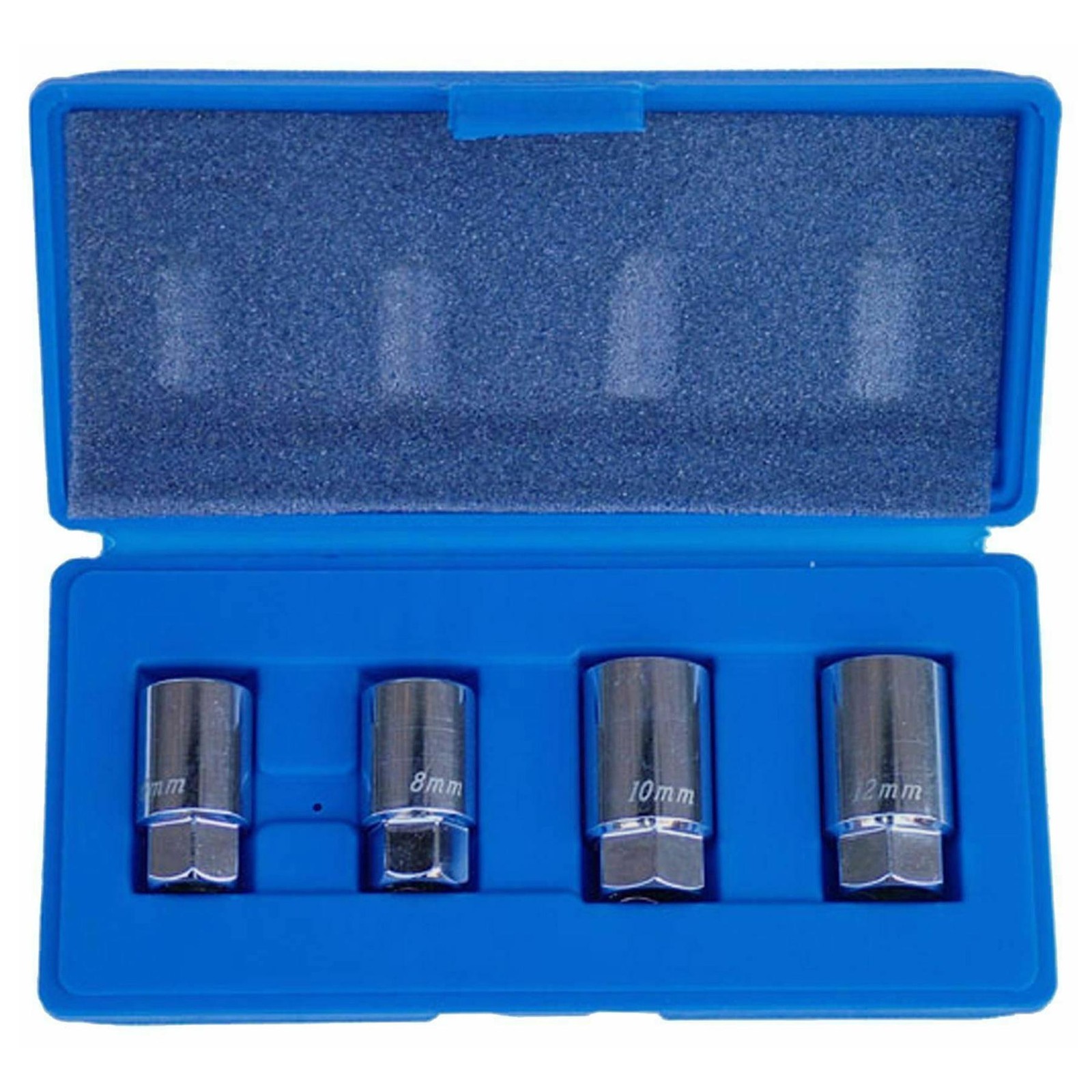  Stud Extractor Remover Socket Set 1/2” Drive Removing Broken Studs 4PC