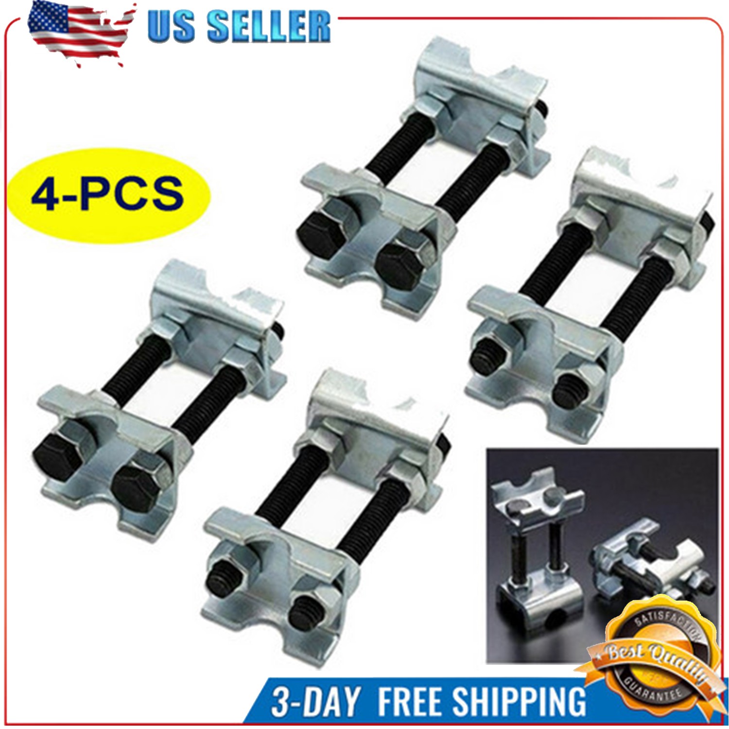 Strut Shocks Coil Spring Compressor 2-Way Adjustable Lift or Lower Spring Spacer