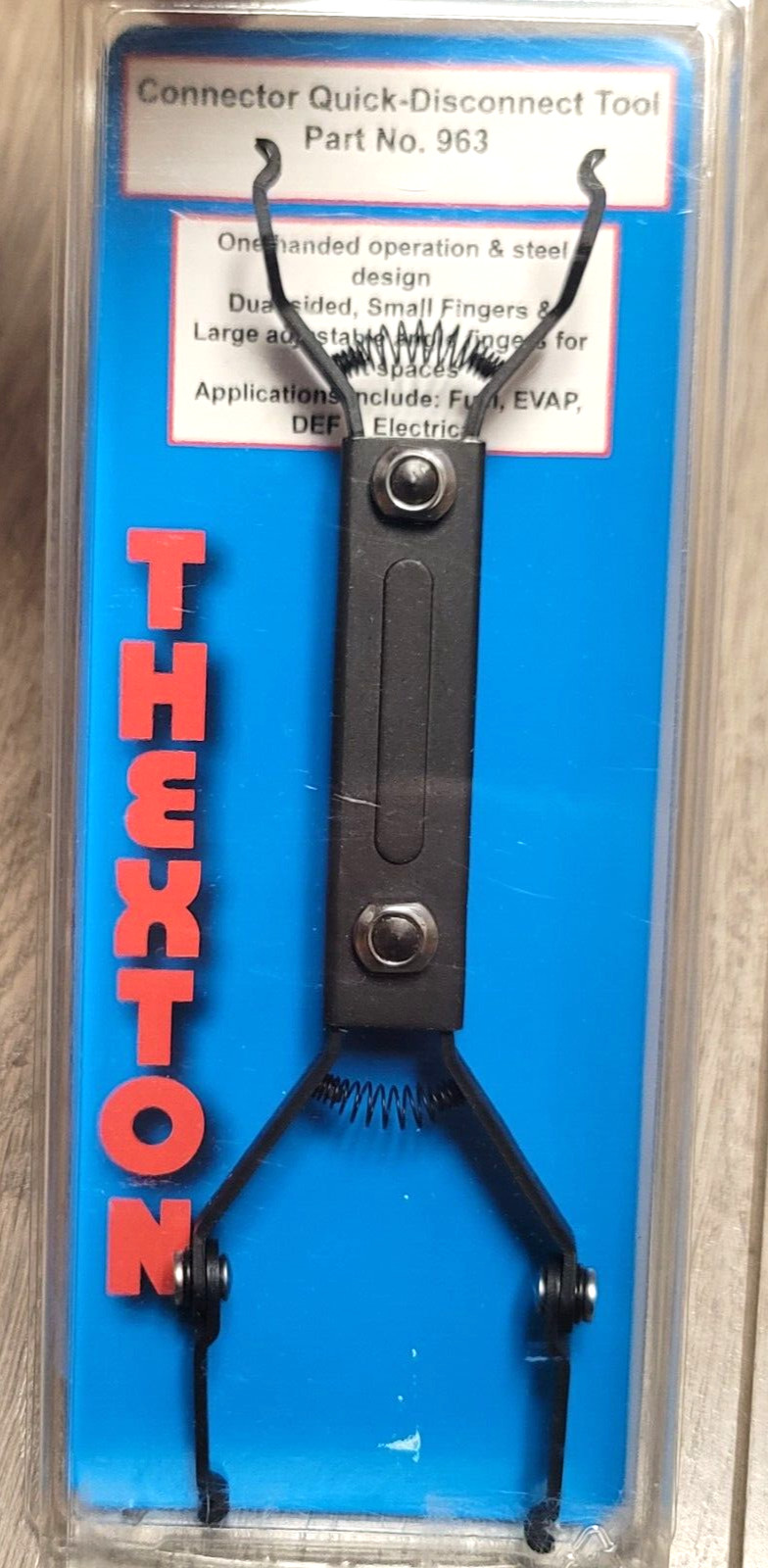 Thexton Dual Sided Swivel Button Clip Disconnect Tool for EVAP, Fuel & DEF #963