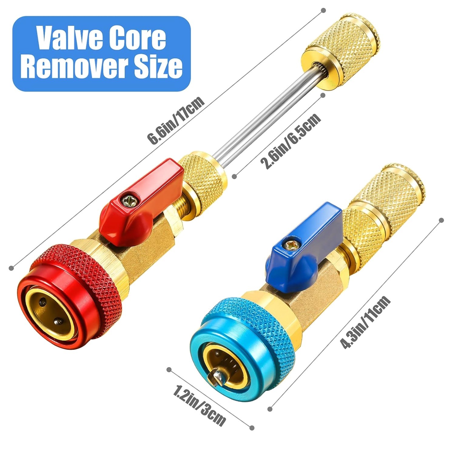 Air Conditioner Valve Core Remover Tool Kit