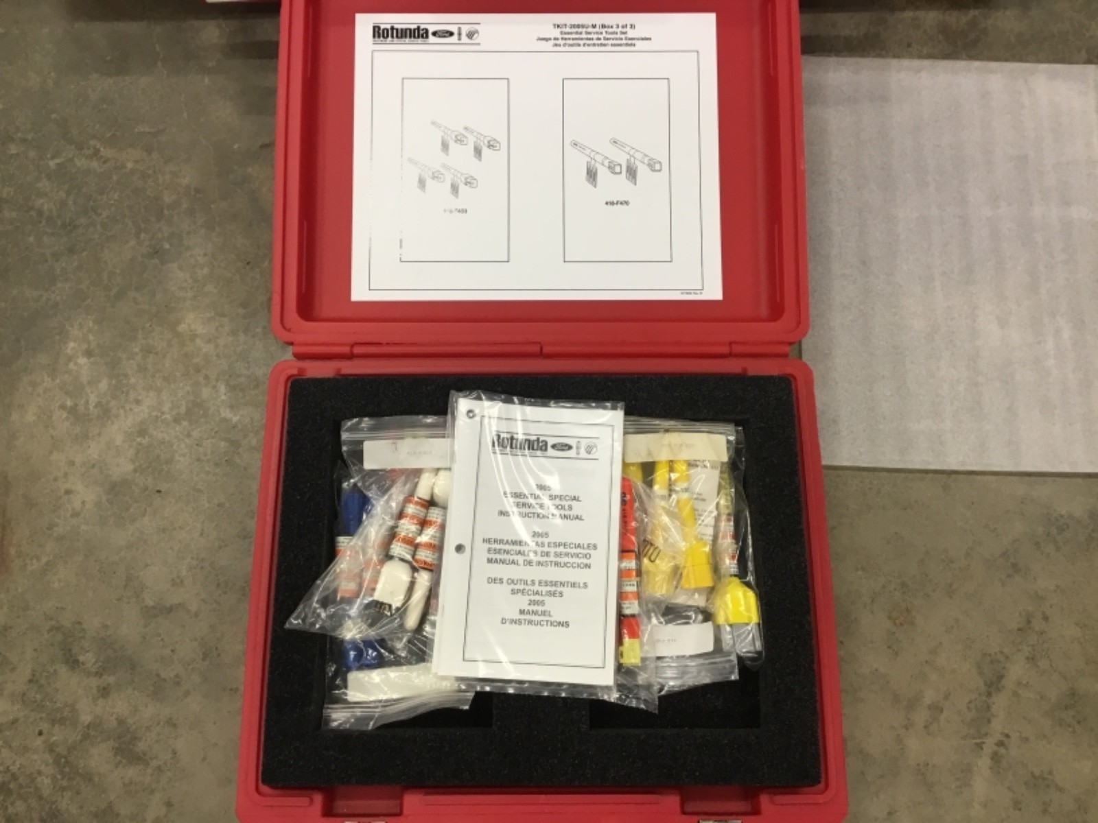 Ford Rotunda 2005 Tool Essential Service Tools Set of 3 TKIT-2005U-M