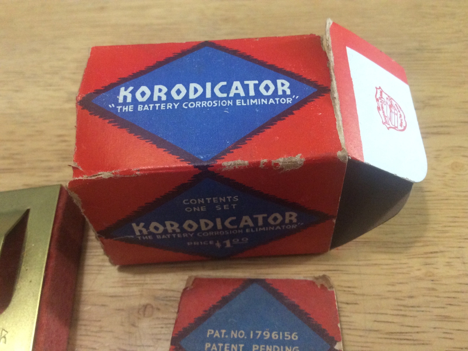 Vintage Rare Korodicator Auto Battery Terminal Post Corrosion Resistant Pads