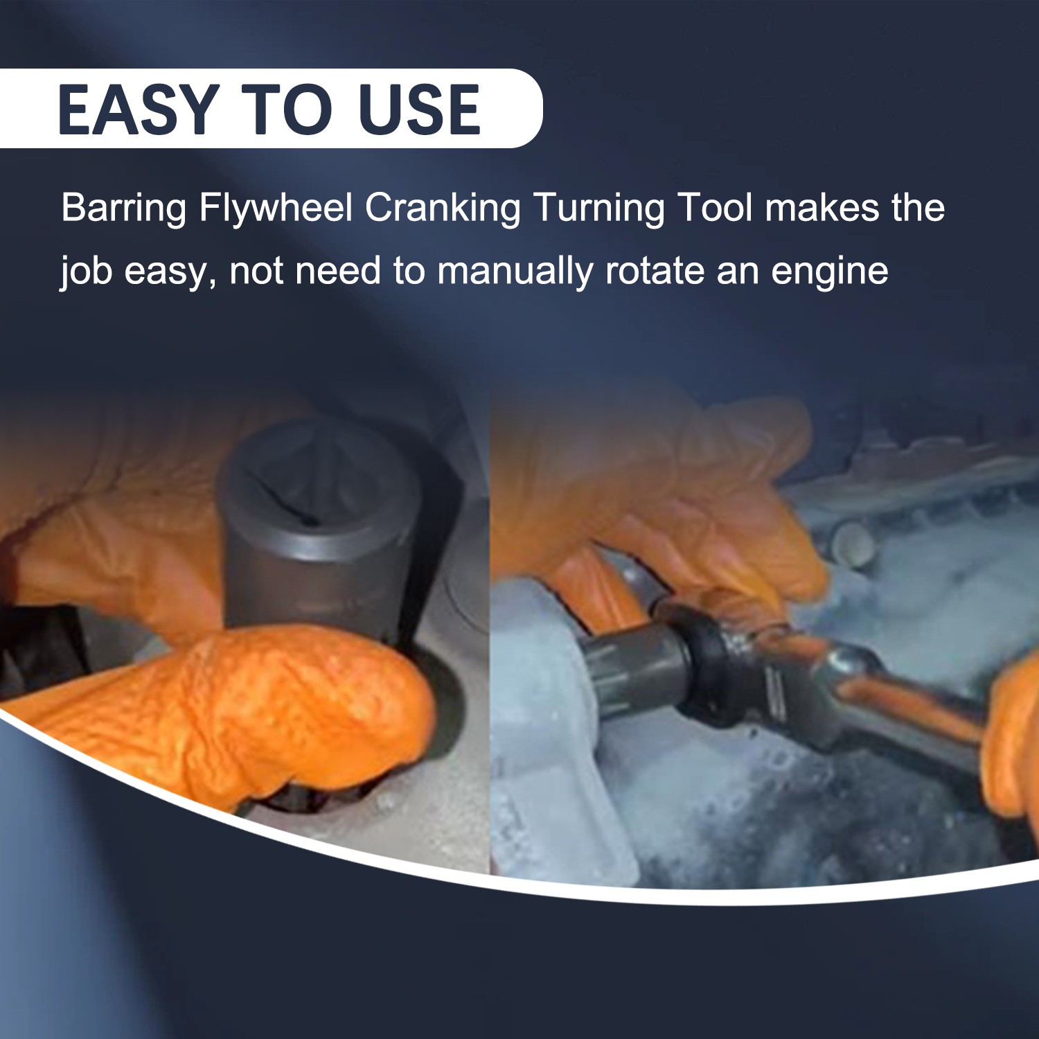 Engine Barring Flywheel Cranking Turning Rotating Tool for Paccar MX13 Engine