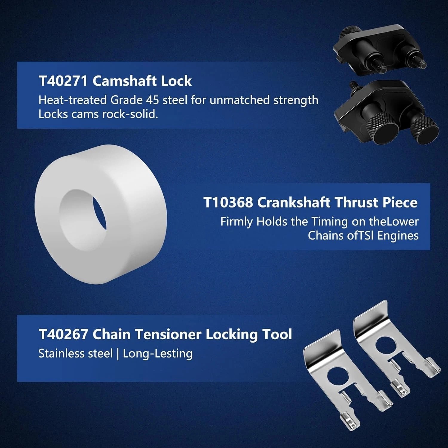 Timing Tool Set Compatible with Audi/VW VAG 1.8 2.0 TSI/TFSI, 21 PCS Timing T…