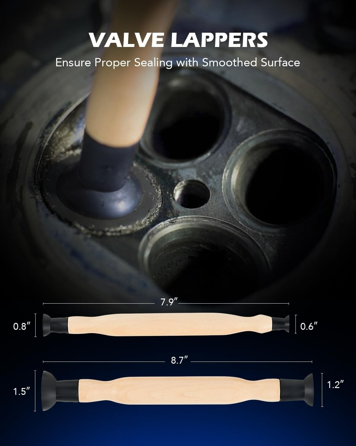 Efficient Valve Spring Removal Tool Kit with Corrosion-Resistant Construction