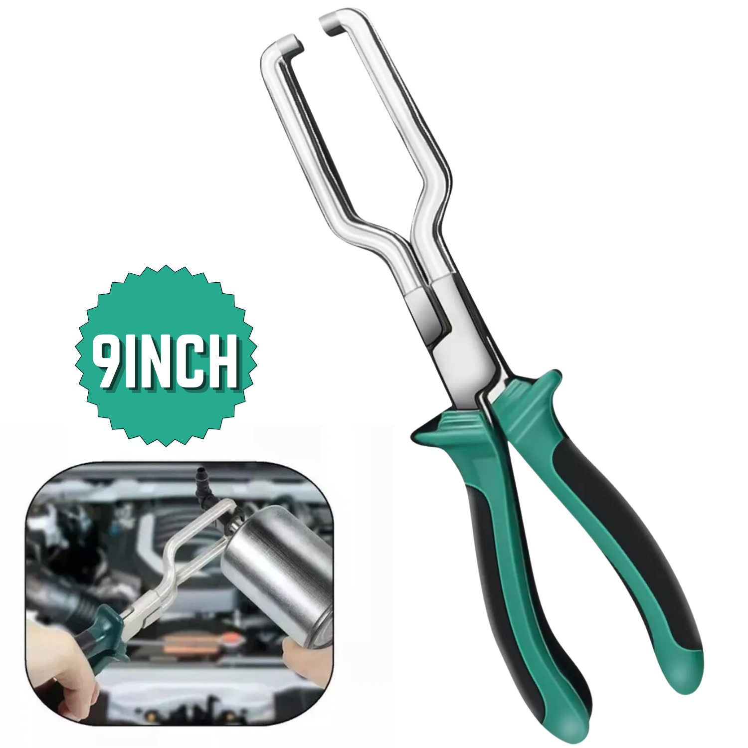 9Inch Electrical Disconnect Pliers Fuel Line Clip Spark Plug Repair Tool 2-Pack