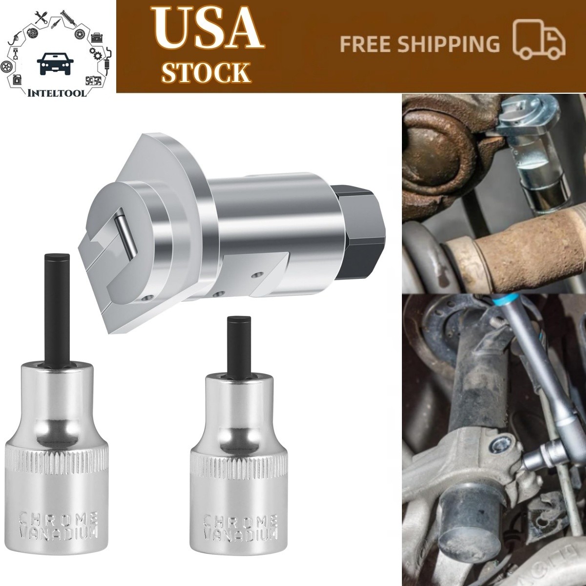3PCS Universal Suspension Strut Spreader 5-10.5 mm Strut Sockets Tool Set