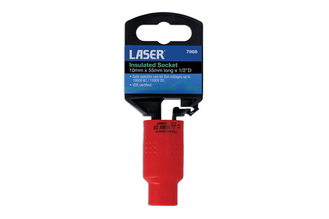 Laser 7988 Insulated Socket 1/2″D 10mm