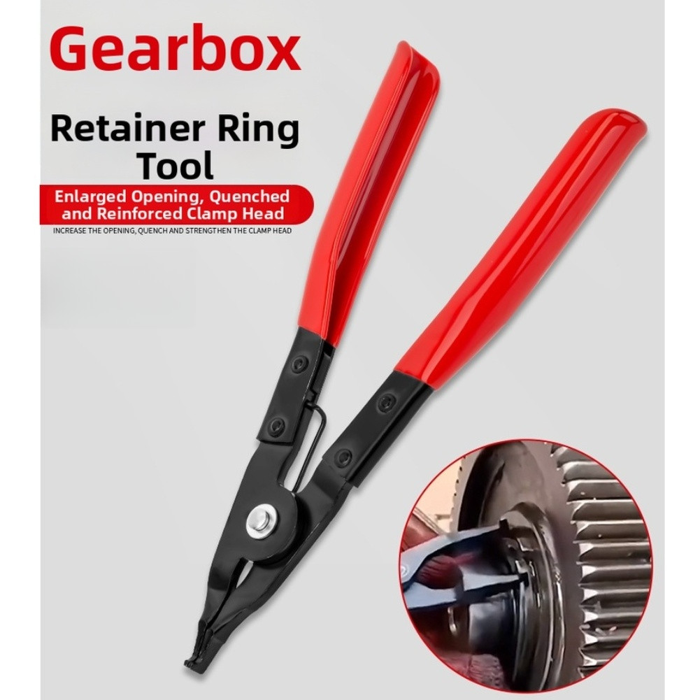 Flat Head Circlip Pliers for Transmission Snap Ring Removal with Steel