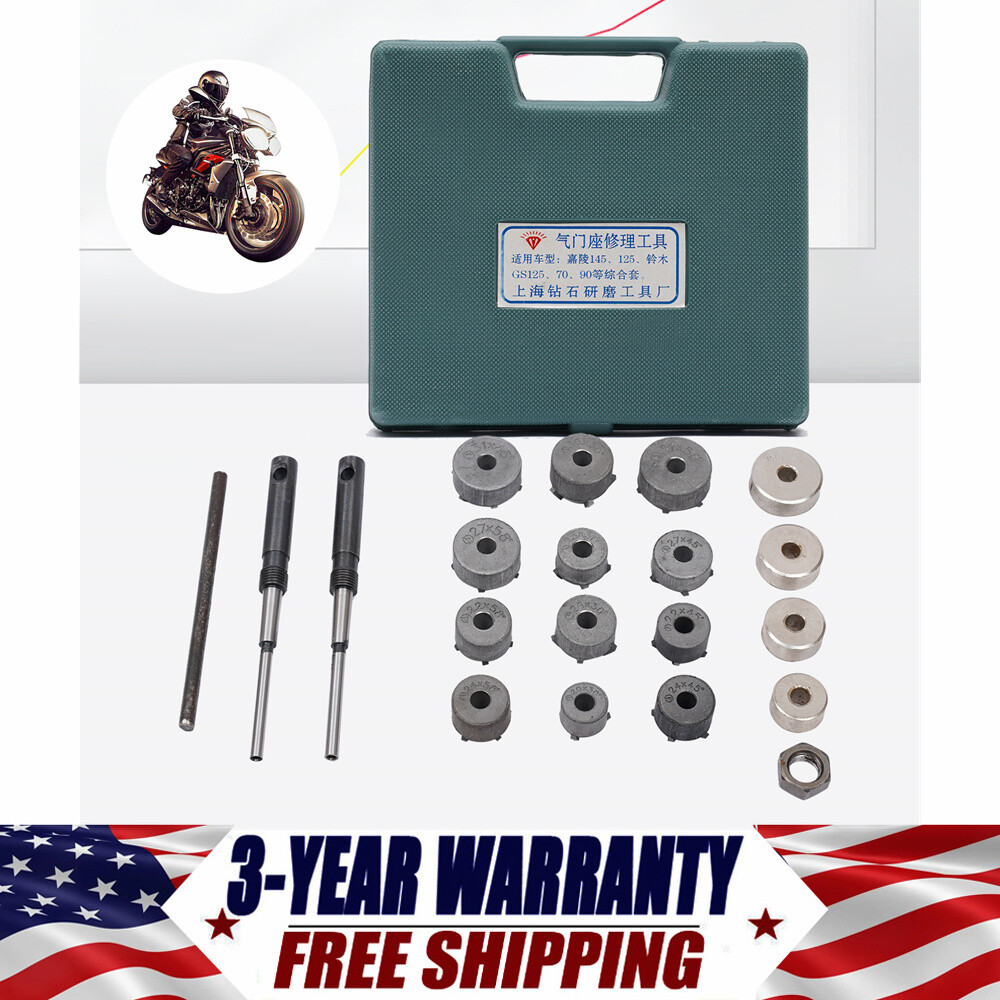 Universal Valve Seat Reamer Grinding Wheel Set Repair Cutter Valve Tool Set Tool