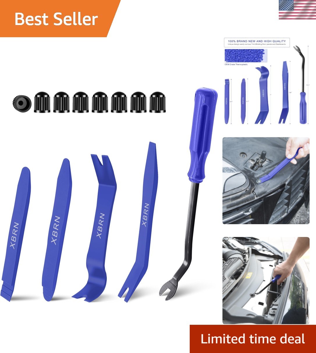 Lightweight 13-Piece Car Trim Tool Set: Perfect for Audio & Interior Repairs