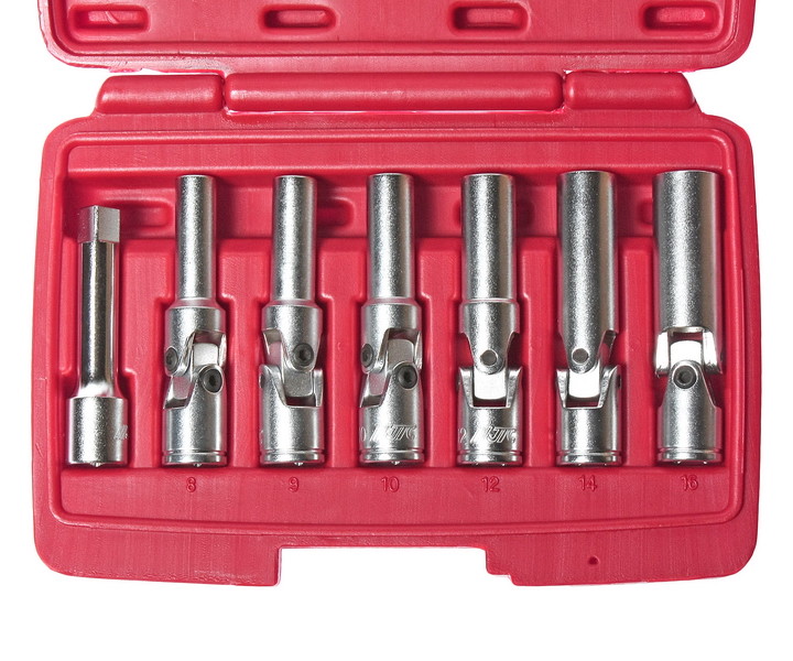 JTC 3/8″ 6P, 7PCS DIESEL GLOW PLUG SOCKET SET, JTC TOOLS # 4737