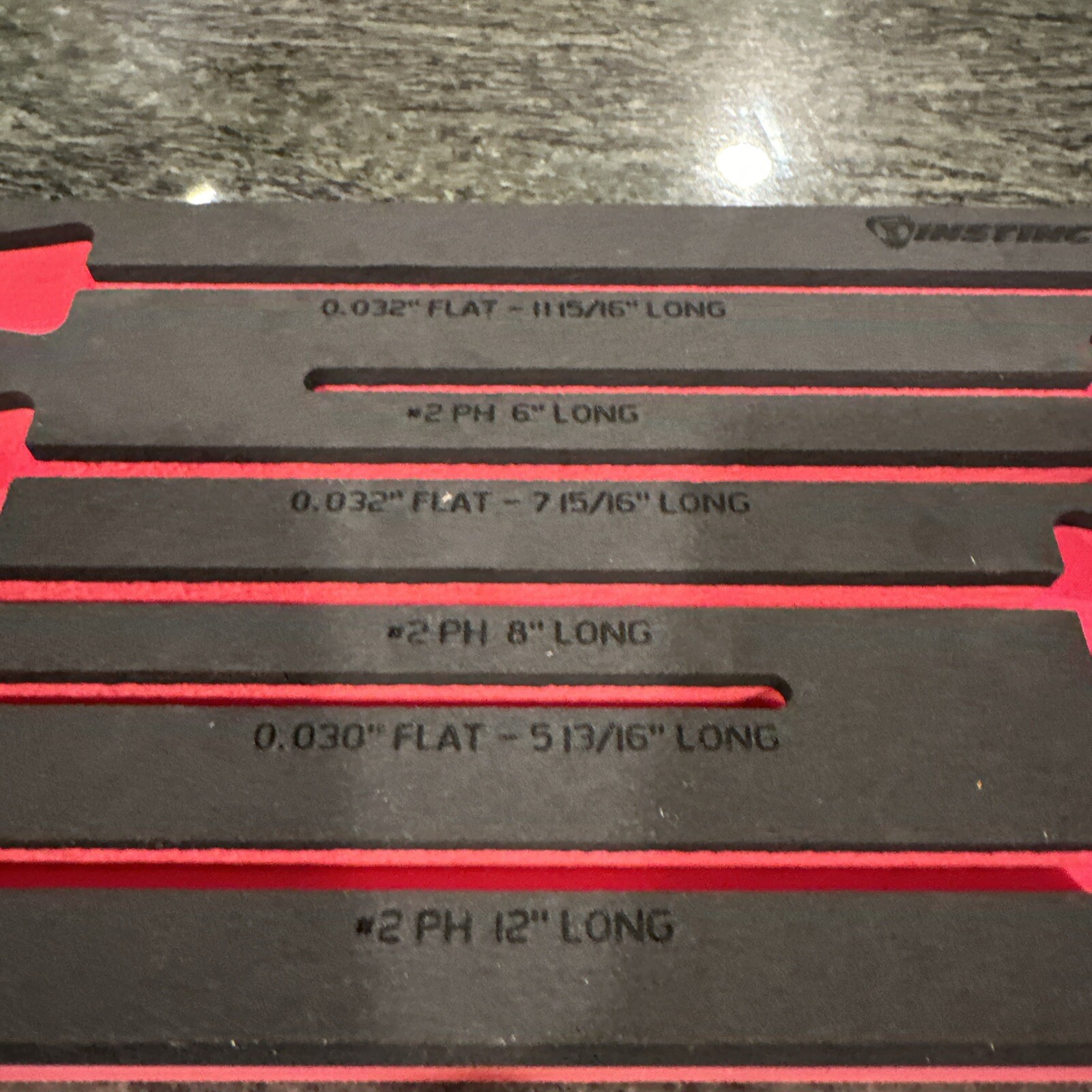 Snap-on fmsgd08b foam only for 6 pc cabinet Screwdriver set