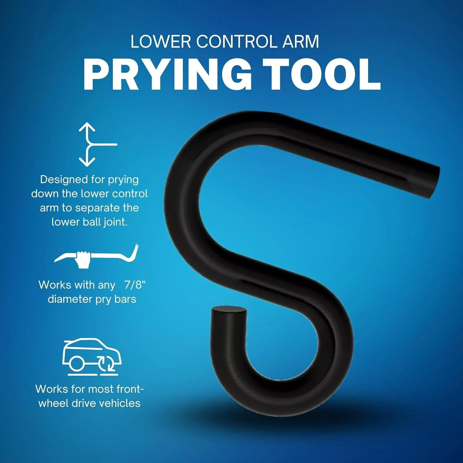 ‎NEW OTC 6007 Lower Control Arm Prying Tool Press Installation Remover Black