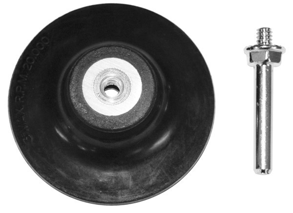 ATD 3″ Type III Rollock Type Disc Holder for 1/4″ Die Grinder #6602