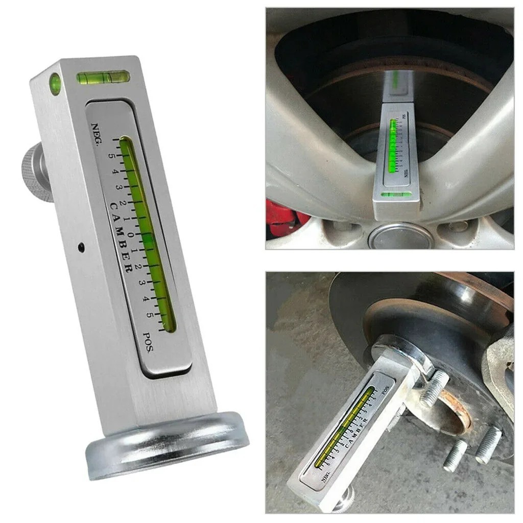 New Adjustable Magnetic Gauge Tool Camber Castor Strut Wheel Alignment Truck Car