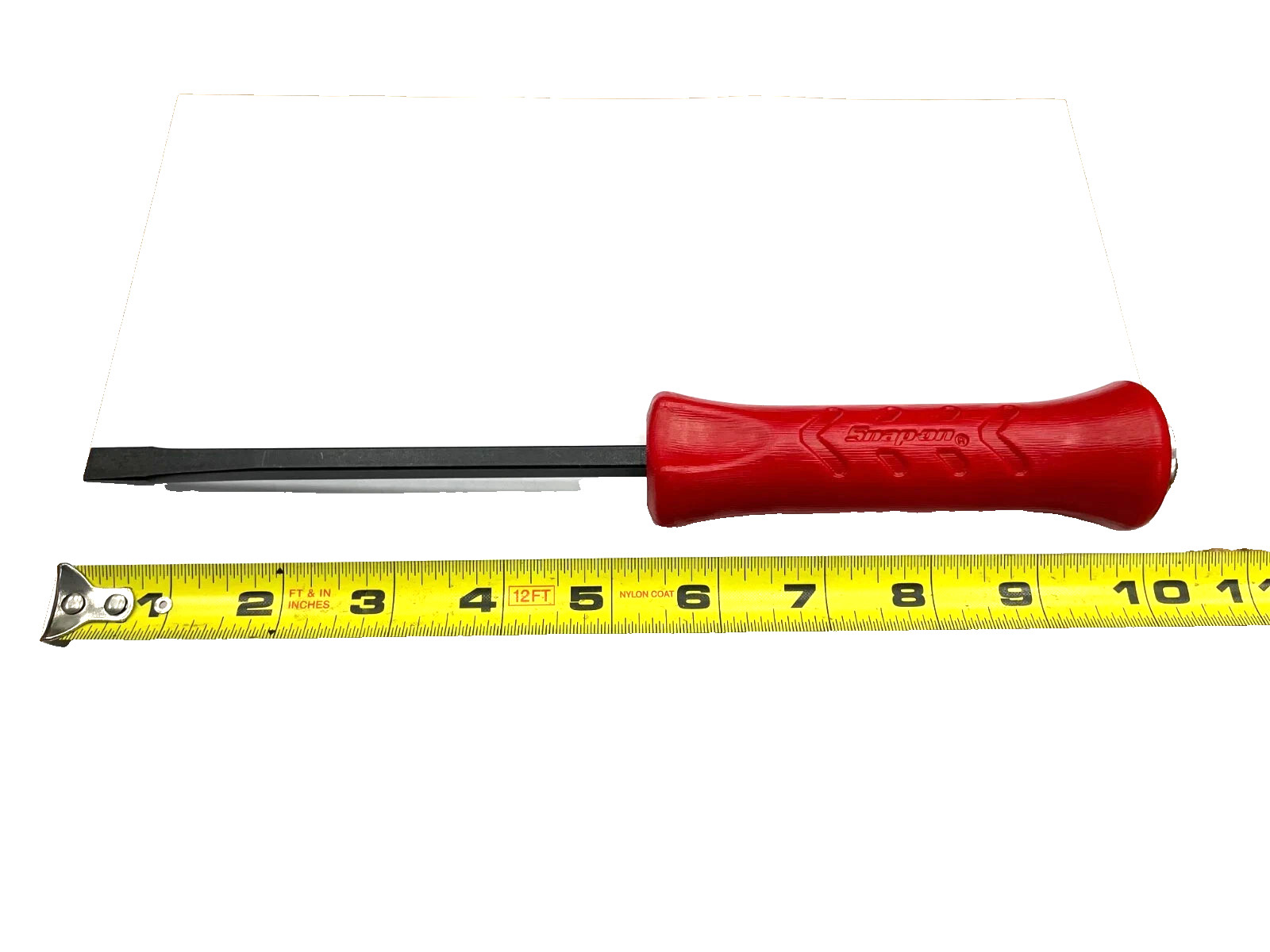 Snap-on Tools RED 10″ Length Straight Blade Striking Prybar MPBS10AR USA NEW