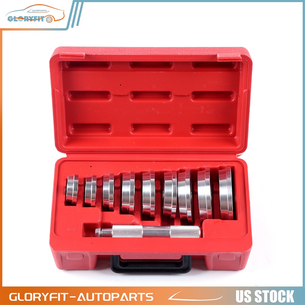 10pc Aluminum Wheel Bearing Race And Seal Driver Master Tool Kit Set