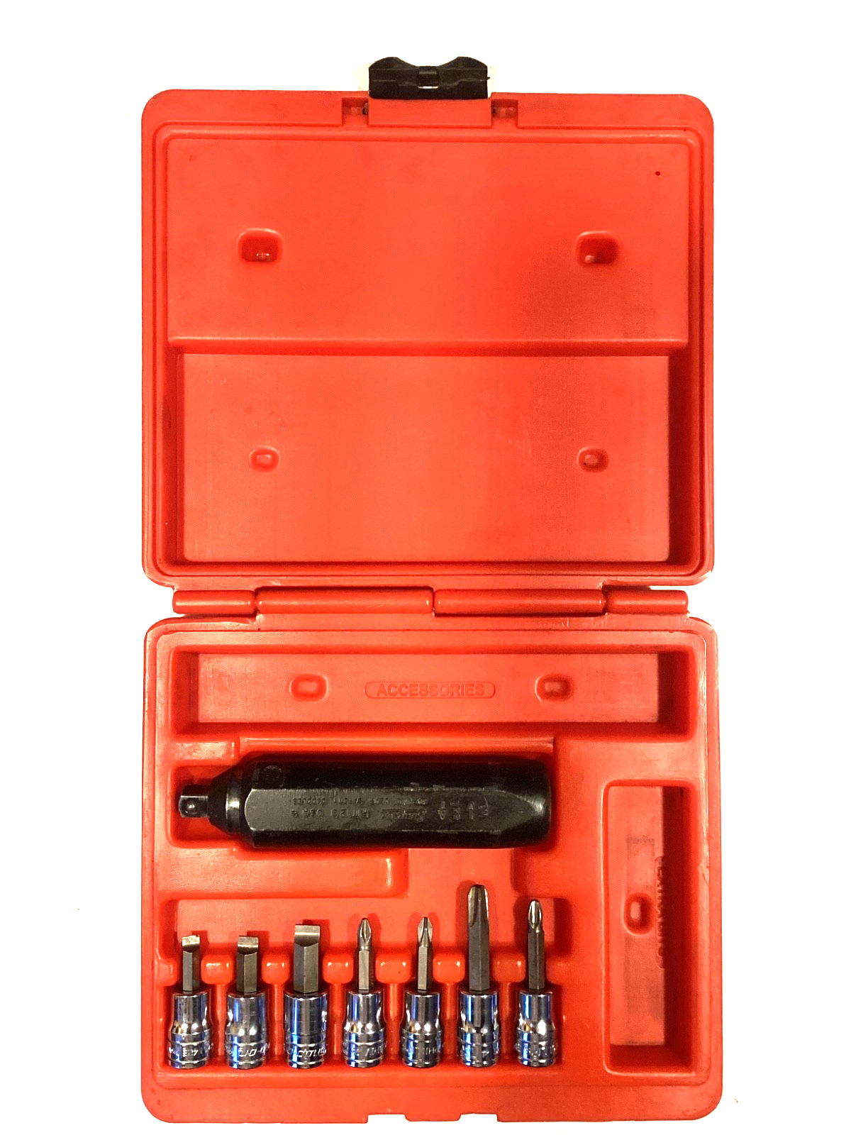 Snap On USA 208EPIT 8 Piece 3/8” Drive Impact Socket Driver Set With Case NICE