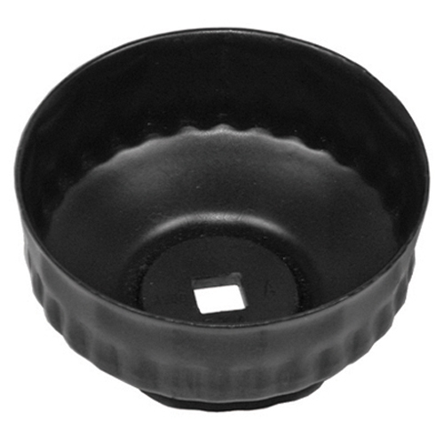 K Tool 73614 Cap Style Oil Filter Wrench, 74mm to 76mm, 15 Flute, 3/8″ Drive